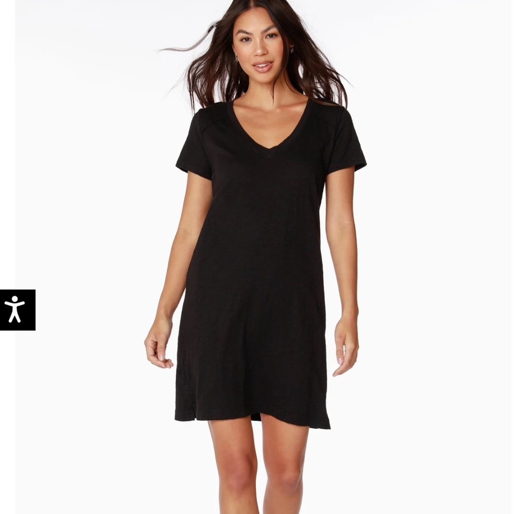 BOBI LOS ANGELES SHOULDER SEAM T-SHIRT DRESS